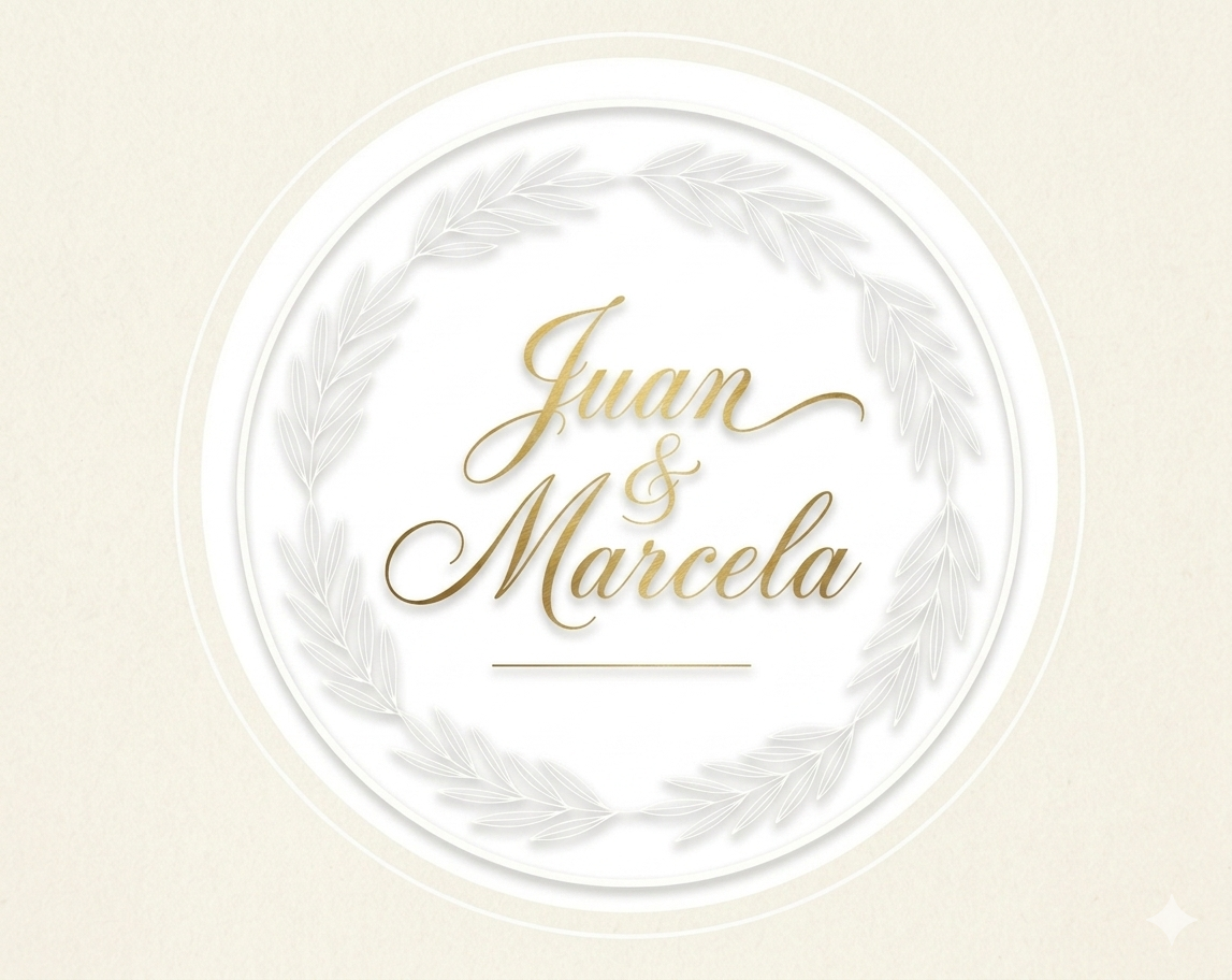 Logo Juan y Marcela